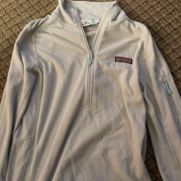 Vineyard Vines Waffle Half Zip - Picture 2 of 2